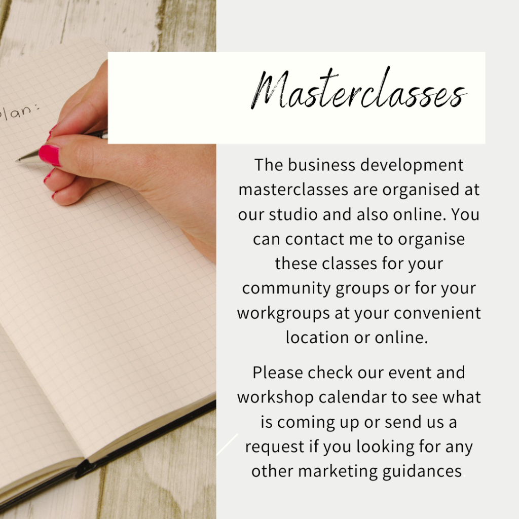 Business masterclasses marketing strategy branding email marketing social media event workshop